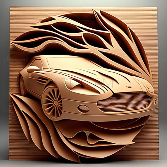 3D модель Aston Martin Rapide (STL)